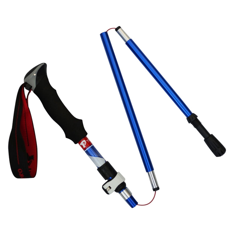5 Node Portable Foldable Aluminium Alloy Alpenstocks Trekking Poles, Folding Length : 28.5CM, Folding Length : 28.5CM (Blue), Folding Length : 28.5CM (Red), Folding Length : 28.5CM (Black), Folding Length : 28.5CM (Green)