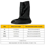 High Tube Rainproof Snowproof Adult Shoe Cover Size: XXXL, Size: XXXL