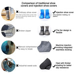 Fashion Integrated PVC Waterproof  Non-slip Shoe Cover with Thickened Soles Size: 38-39, Size: 38-39