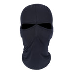 Balaclava Style Unisex Elastic Lycra Dual Holes Biking Head Mask, BT-09 Head Mask(Black)
