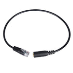 3.5mm Jack to RJ9 PC / Mobile Phones Headset to Office Phone Adapter Convertor Cable, Length: 32cm