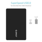 ORICO 2588US3 USB3.0 External Hard Disk Box Storage Case for 2.5 inch SATA HDD / SSD 9.5mm Laptop PC
