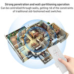 Universal Ceiling Fan Lamp Remote Control Kit 85-265V Timing Wireless Control Switch Adjusted Wind Speed Transmitter Receiver