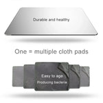 Aluminum Alloy Double-sided Non-slip Mat Desk Mouse Pad, Size : Mini, Size : Mini