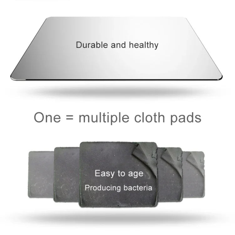 Aluminum Alloy Double-sided Non-slip Mat Desk Mouse Pad, Size : Mini, Size : Mini