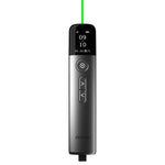 32GB Green Light Multifunctional PPT Touch Laser Page Turning Pen Wireless Presenter, A9 Pro 32GB Green Light(Grey)