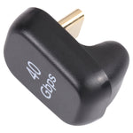 40Gbps USB-C / Type-C 4.0 Male to Female Adapter, Type-C 4.0 M to F Dual Elbow