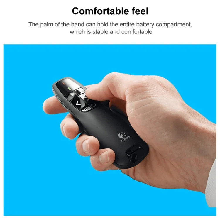 Logitech R400 2.4Ghz Wireless Presenter PPT Remote Control Pen, R400