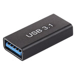 Type-C / USB-C Female to USB 3.0 Female Aluminium Alloy Adapter, Type-C Female to USB 3.0 Female
