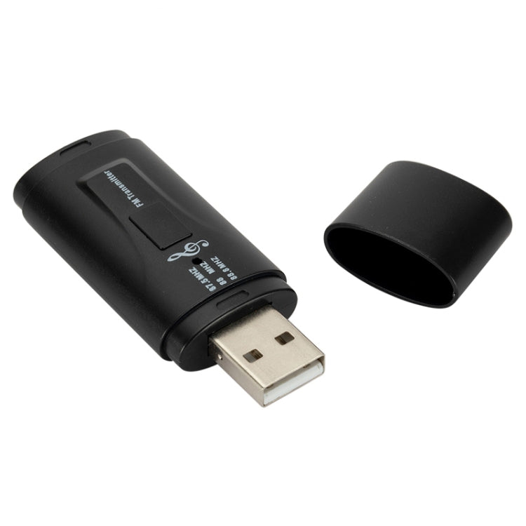 MSD128 2 in 1 USB Car Bluetooth Hands-free Call FM Transmitter with 3.5mm AUX Interface, MSD128