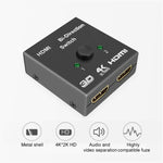 4K HD Video Smart Two-way HDMI Switcher, BSY