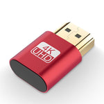 VGA Virtual Display Adapter HDMI 1.4 DDC EDID Dummy Plug Headless Display Emulator, Pink, Grey, Gold, Red, Silver
