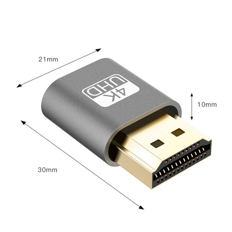 VGA Virtual Display Adapter HDMI 1.4 DDC EDID Dummy Plug Headless Display Emulator, Silver, Pink, Grey, Gold, Red