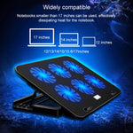 ICE COOREL Notebook Computer Base Speed Control Silent Six-fan Cooling Holder Cooling Rack, Style: Flagship, Style: Flagship