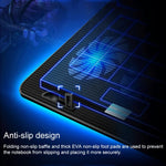 ICE COOREL Notebook Computer Base Speed Control Silent Six-fan Cooling Holder Cooling Rack, Style: Flagship, Style: Flagship