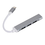 USB 3.0 x 1 + USB 2.0 x 3 to USB-C / Type-C Multi-function Splitter HUB Adapter