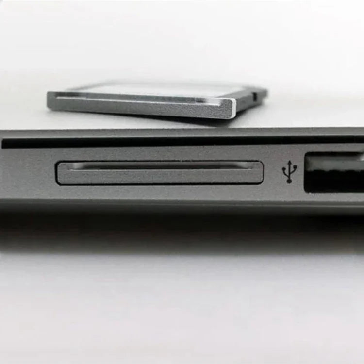 BASEQI Hidden Aluminum Alloy SD Card Case for Lenovo Flex4-14 Laptop, For Lenovo Flex4-14