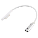 USB-C / Type-C Female to 6 Pin Male Laptop PD Fast Charging Cable for Microsoft Surface Pro 9 / 8 / 7 / 6 / 5 / 4 / 3, Cable Length: 0.2m, Pro 9 / 8 / 7 / 6 / 5 / 4 / 3 to USB-C / Type-C Female Black                                                     ...