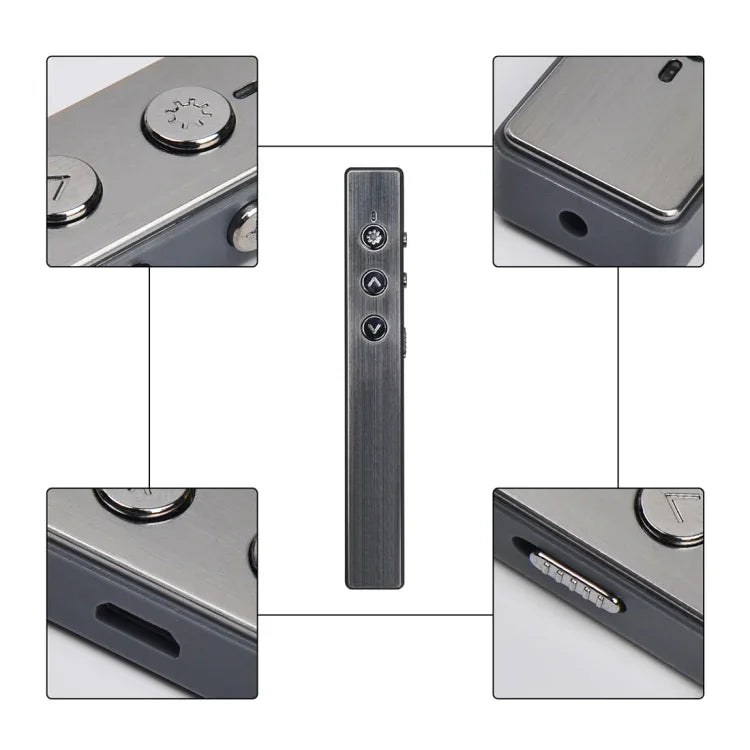 PR-20 Wireless Presenter PowerPoint PPT Clicker Presentation Remote Control Pen Laser Pointer Flip Pen with Air Mouse Function, Laser Pointer Flip Pen