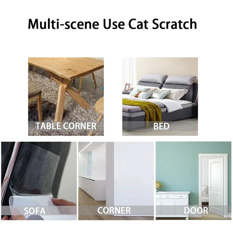2pcs/pack Cat Scratch Protection PVC Sofa Anti-scratch Stickers , Size: 15x47cm, Size: 15x47cm