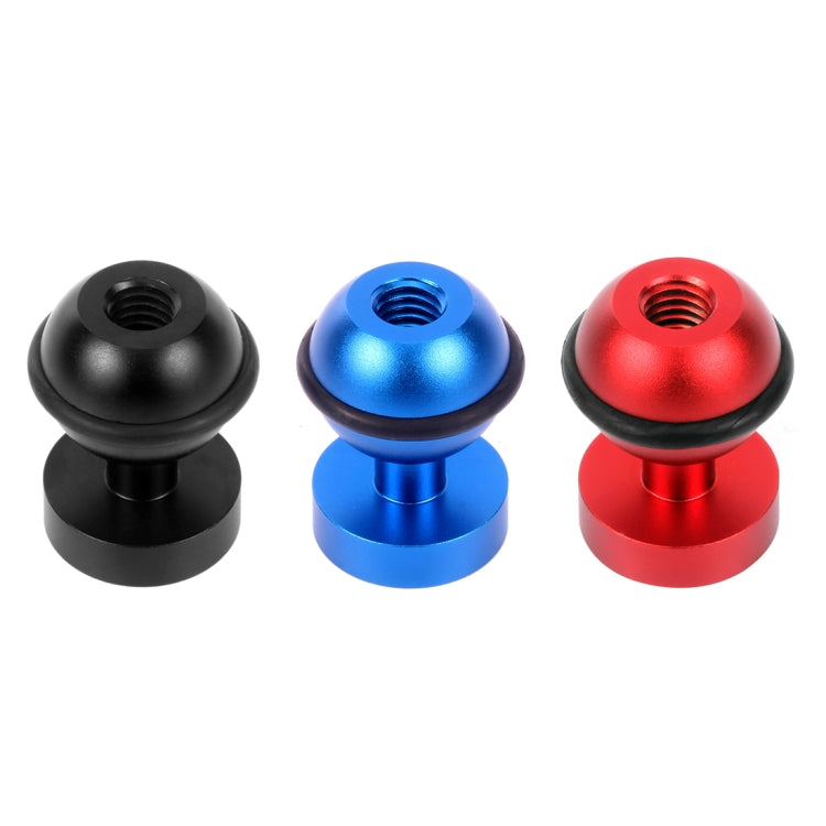 PULUZ CNC Aluminum Ball Head Adapter Mount for GoPro, Insta360, DJI and Other Action Cameras, Diameter: 2.5cm, CNC Aluminum (Blue), CNC Aluminum (Red), CNC Aluminum (Black)
