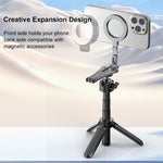 Foldable MagSafe Magnet Tripod Desk Phone Mount Handle Bracket, Desk Phone Mount