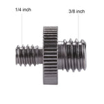 PULUZ 1/4 inch Male Thread to 3/8 inch Male Thread Adapter Screw, 1/4 Male to 3/8 Male