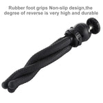 PULUZ Mini Octopus Flexible Tripod Holder with Ball Head for SLR Cameras, GoPro, Cellphone, Size: 25cmx4.5cm, 25cm Tripod