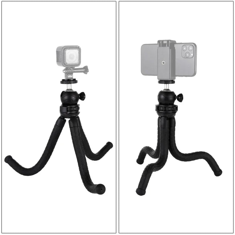 PULUZ Mini Octopus Flexible Tripod Holder with Ball Head for SLR Cameras, GoPro, Cellphone, Size:30cmx5cm, 30cm Tripod
