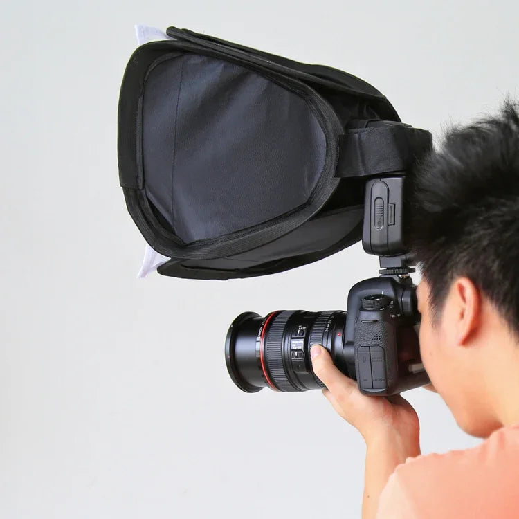 PULUZ Foldable Soft Flash Light Diffuser Softbox Cover, Size: 23cm x 23cm, 23cm Softbox