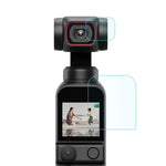 PULUZ 9H 2.5D HD Tempered Glass Lens Protector + Screen Film for DJI OSMO Pocket 2, For DJI OSMO Pocket 2