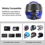 PULUZ Motorcycle Helmet Chin Strap Mount for GoPro, DJI Osmo Action and Other Action Cameras, Helmet Chin Strap (Black), Helmet Chin Strap (Blue), Helmet Chin Strap (Orange)