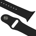 For Apple Watch Sport 42mm High-performance Rubber Sport Watch Band with Pin-and-tuck Closure