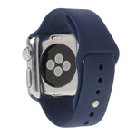For Apple Watch Sport 42mm High-performance Longer Rubber Sport Watch Band with Pin-and-tuck Closure