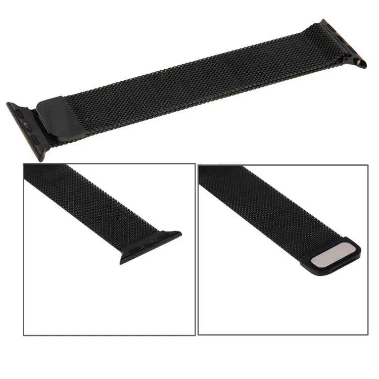 For Apple Watch 42mm Milanese Loop Magnetic Stainless Steel Watch Band, For Apple Watch 46mm / 49mm / 45mm / 44mm