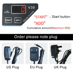 V30 Mini Portable Multi Paper Currency Counting Money Counter, US Plug, US Plug