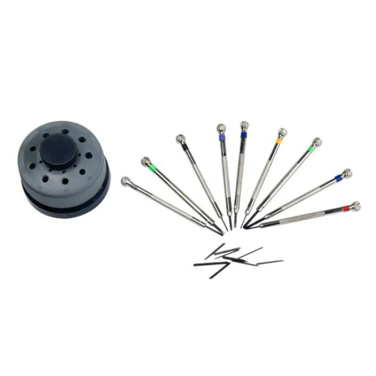 9 PCS 0.5mm-2.5mm Watch Repair Screwdriver Tools Set Kit, 9 in 1