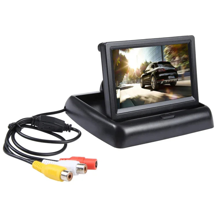 4.3 inch TFT-LCD Color Foldable Car Monitor, Type: PAL/NTSC, 4.3 inch, Type: PAL/NTSC