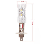 H1 50W 750LM 6500K White Light 10-3535-LEDs Car Foglight , Constant Current , DC12-24V, H1