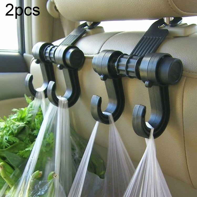 KANEED Car Vehicle Multi-functional Seat Headrest Bag Hanger Hook Holder Seat Headrest Hanger Hanging Holder Double Hooks, Car Double Hooks, UK Stock Double Hooks, US Stock Double Hooks