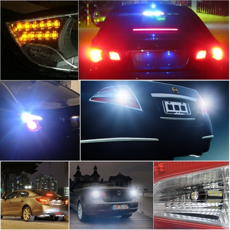 2 PCS T15 W16W 9W 450LM White Light 45 LED 4014 SMD Car Brake Light Reverse Lamp Parking Light Bulb, DC 12V, T15