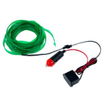 Waterproof Flat Flexible Car Strip Light with Driver for Car Decoration, Length: 5m, 5M