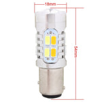 2PCS 1157/BAY15D 10W 700LM  Yellow + White Light 20-LED SMD 5630 Car Brake Light Lamp Bulb, Constant Current, DC 12-24V, 1157