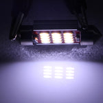 2 PCS 39mm 3.5W 180LM White Light 12 LED SMD 4014 CANBUS License Plate Reading Lights Car Light Bulb, 3.5W 39mm