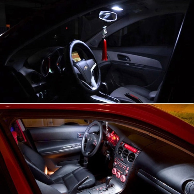2 PCS 39mm 3.5W 180LM White Light 12 LED SMD 4014 CANBUS License Plate Reading Lights Car Light Bulb, 3.5W 39mm
