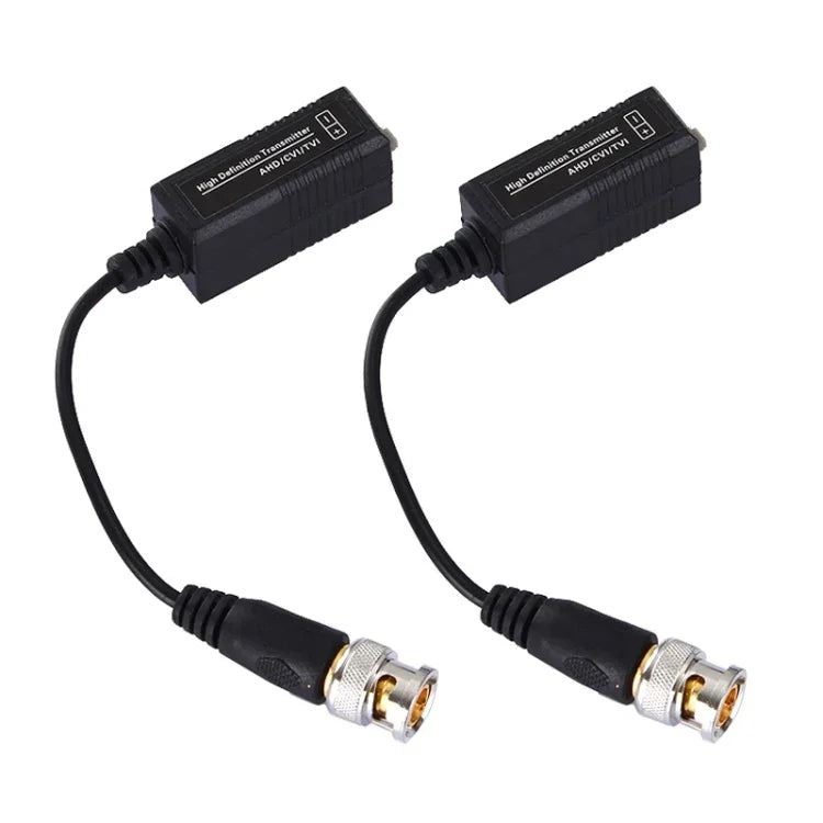 2 PCS HD 205C Coaxial CVI/TVI/AHD 1CH Passive Transceiver Video Balun, 205C