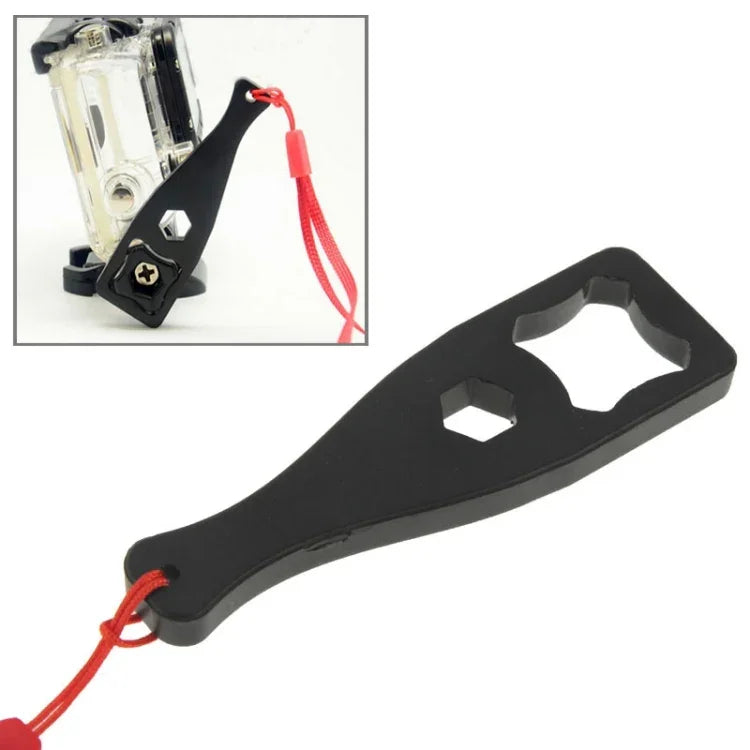 5pcs Plastic Screw Rod Screw Cap Spanner Wrench with Lanyard for GoPro, Insta360, DJI and Other Action Cameras, Plastic Wrench
