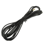 Aux Cable, 3.5mm Male Mini Plug Stereo Audio Cable, Length: 3m (Black + Gold Plated Connector), Length: 3m Black, (Gold Plated)