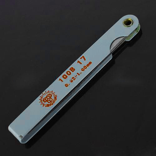 0.02 to 1mm Thickness 17 Blades Gap Metric Filler Feeler Gauge Measure Tool, 0.02 to 1mm Measure Tool