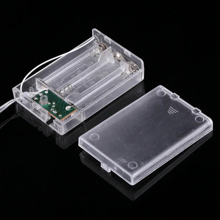 For Christmas Party, 20 LED 2-Mode Flash, Battery Powered, 2m Warm White, 2m  White Light
